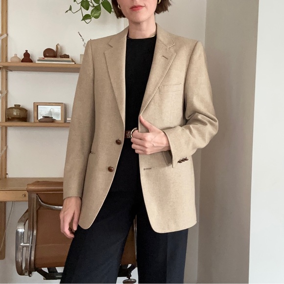 Vintage Jackets & Blazers - Vintage Cashmere Blazer